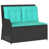 Turquoise / noir est en rupture de stock