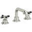 Descanso 8" Widespread Lavatory Faucet with Cross Carbon Fiber Handle-1297586683