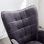 Fauteuil d'appoint en velours gris avec budget exceptionnel