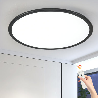 Deshunda 1 - Light 19.7" Simple Round Acrylic LED Flush Mount