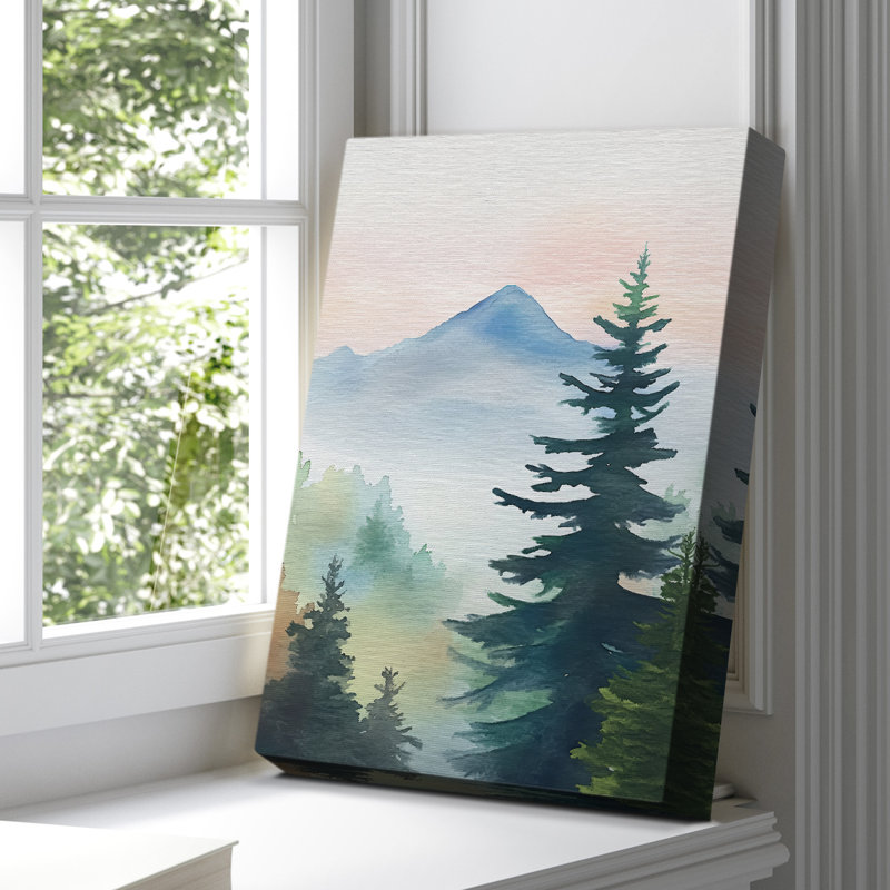 Toile tendue avec paysage LIX Gallery - prête à être accrochée, H 18 po x l 12 po