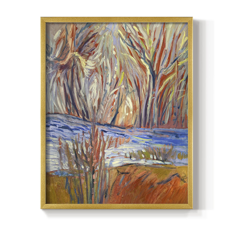 Cadmium Winter Solstice I Framed Print - Solid Wood, 28" H x 22" W