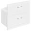 Ensemble de meuble-lavabo 2 tiroirs Flora avec miroir DEL ultrabrillant-127149283