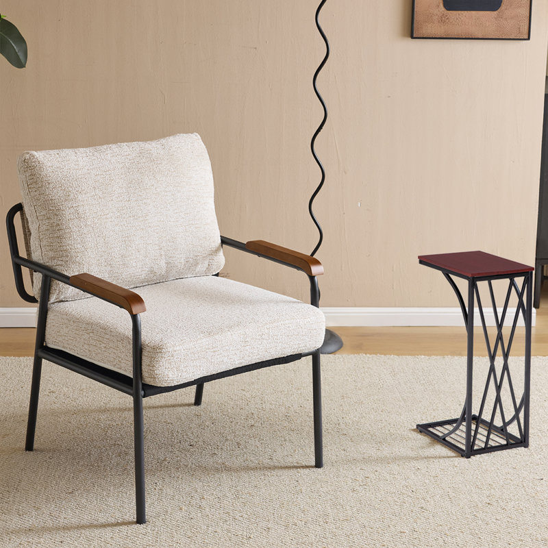 Fauteuil Lemley, Lin beige