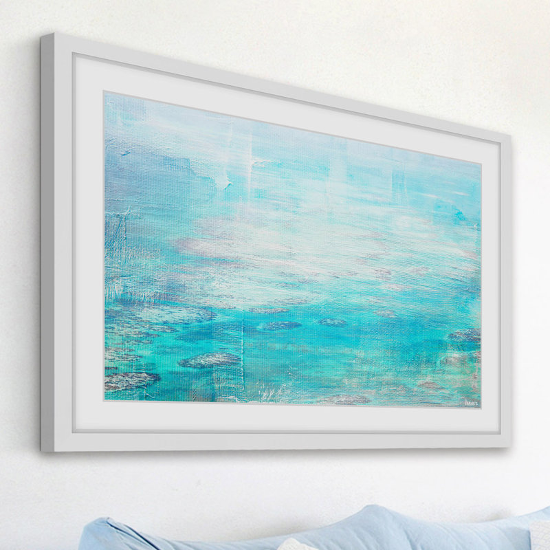 «White Surf» par Parvez Taj - reproduction d'art, H 30 po x l 45 po x P 1,5 po
