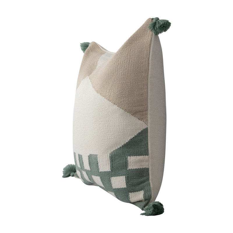 Square Pillow Cover & Insert, Aqua, 20" x 20"