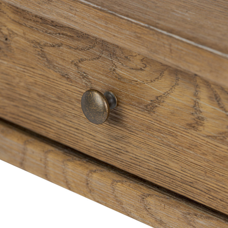 Bari Desk-Weathered Oak, Weathered Oak