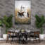 Art mural contemporain fantaisiste et fantaisiste-129023943