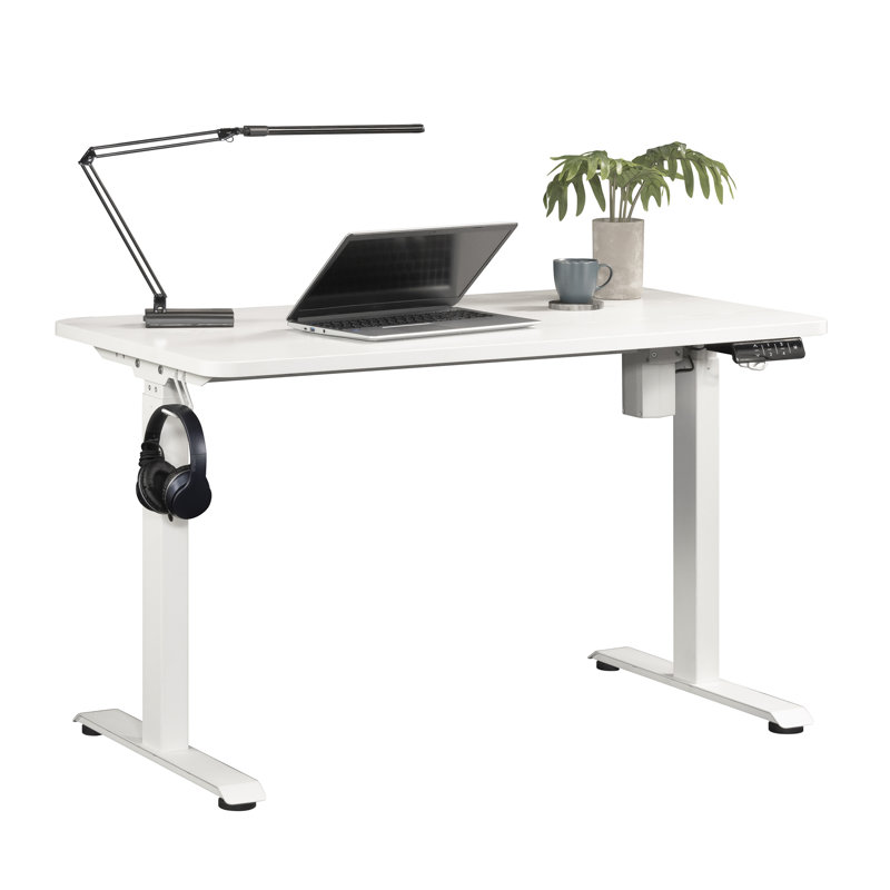 Bureau contemporain assis / debout avec quatre hauteurs préréglées