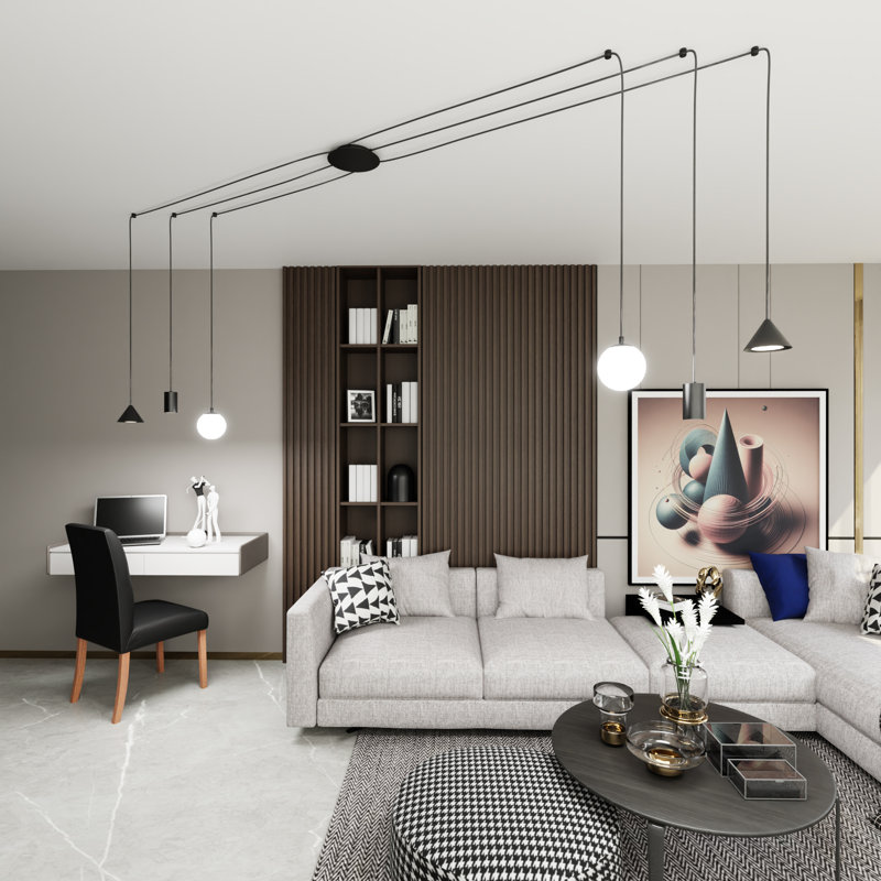 Abbylynn 6 - Light Pendant, Black