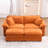 Ariaha 84.6'' Oversized Modular Combo Sofa with Ottoman-108468044