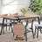 Walnut & Black Dining Table - Rectangular, Wooden Top Legs, 19Mm Thickness, 100Lbs Weight Support, 30" H X 59" W 35" D Finish Rectangular With Limit,