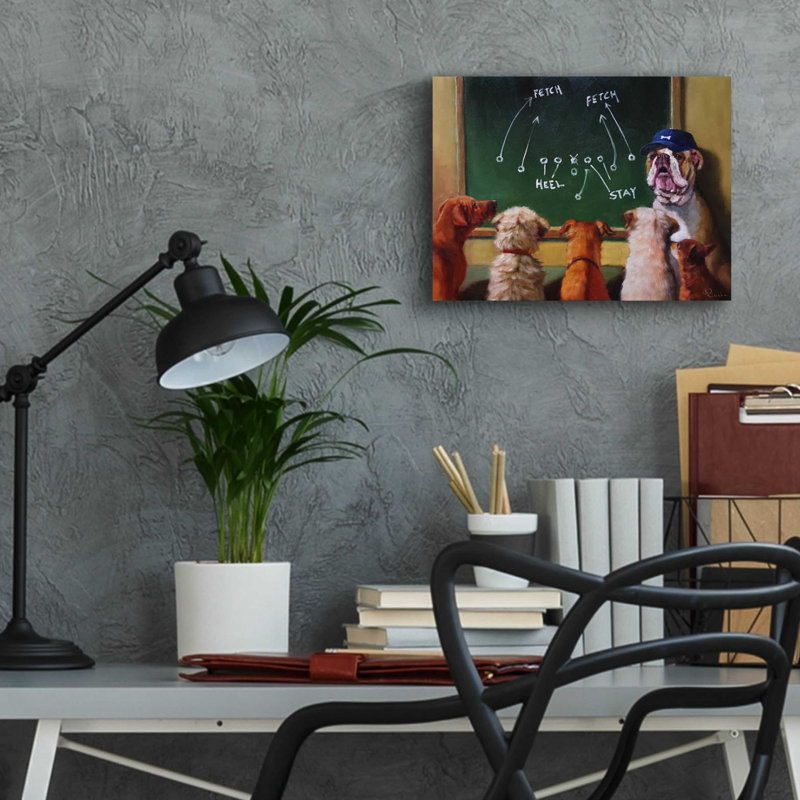«Game Plan» par Lucia Heffernan, art mural en verre acrylique, H 12 po x l 16 po x P 0,13 po