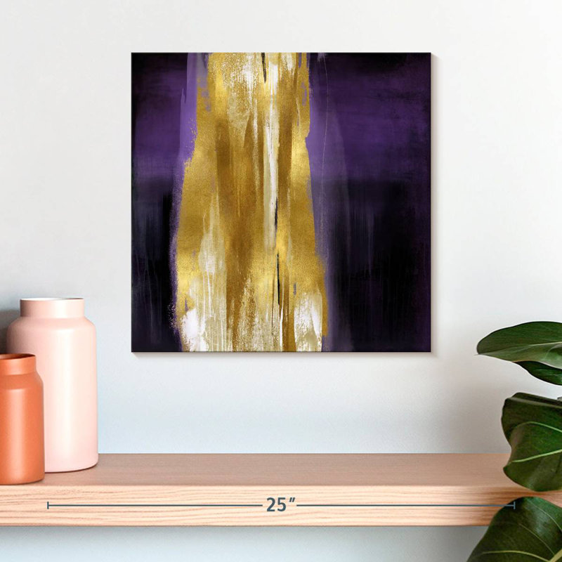 Free Free - mauve avec or I, H 16 po x l 16 po