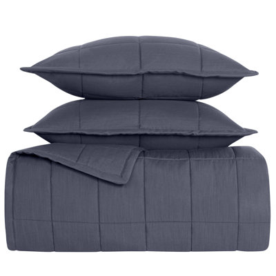 Slub Tencel Coverlet Set