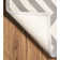 Hand Hooked Wool Chevron Indoor Rug