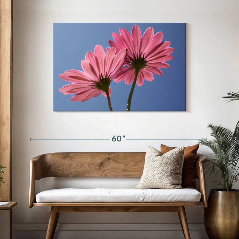 Harnek Blue Sky Flowers, 30" H x 45" W