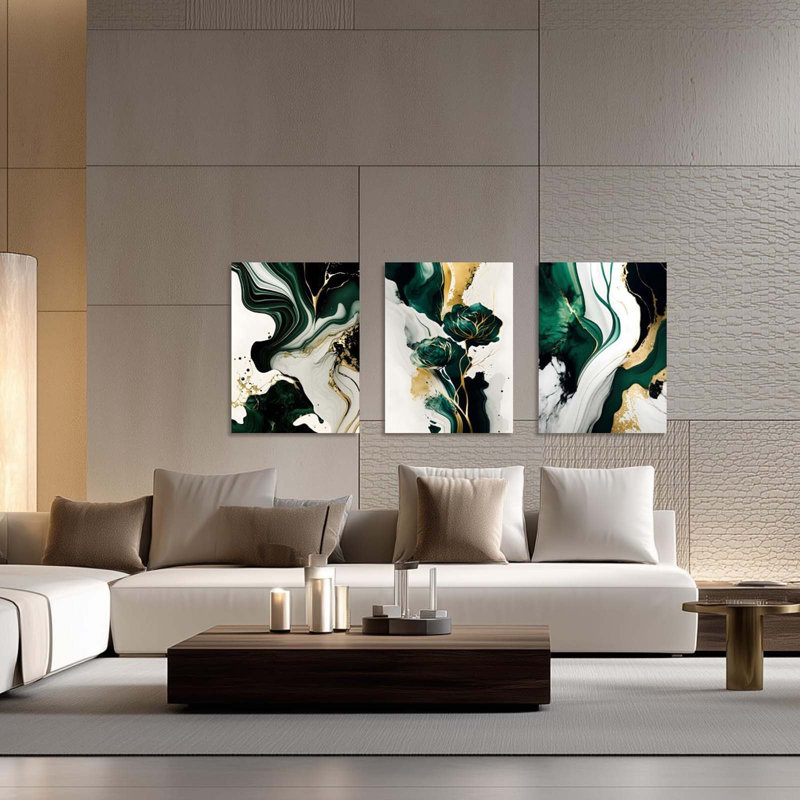 3 Piece Wrapped Canvas Wall Art