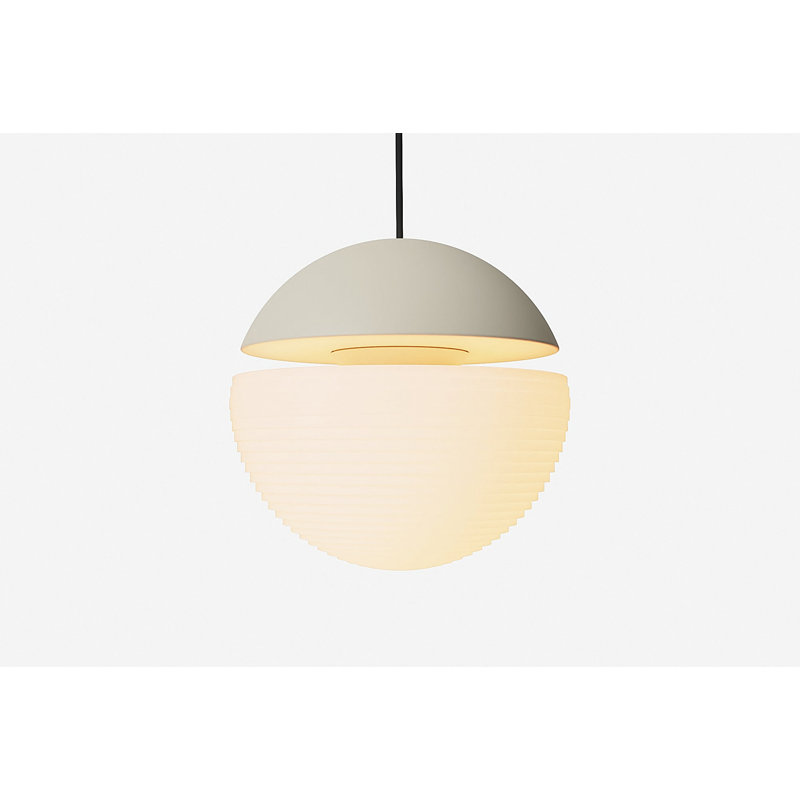 Cora Pendant Light, Sand/Black