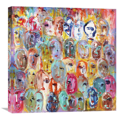 Facebook by Italo Corrado Painting Print on Wrapped Canvas