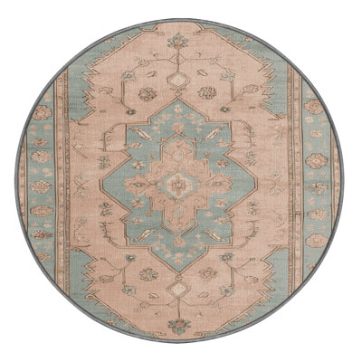 Machine Washable Afyon Gray Area Rug