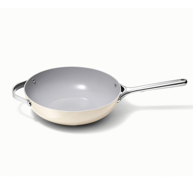 Caraway Batterie de cuisine antiadhésive + ensemble, Crème