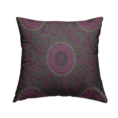 Chrisha Floral Rectangular Throw Cushion