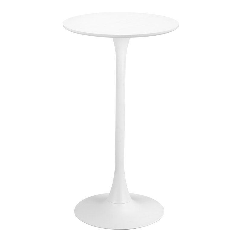 Table de salle à manger Auray, Blanc, Blanc