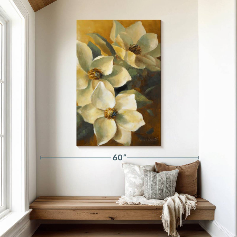 Harnek Magnolias Aglow au coucher du soleil II, H 48 po x l 32 po