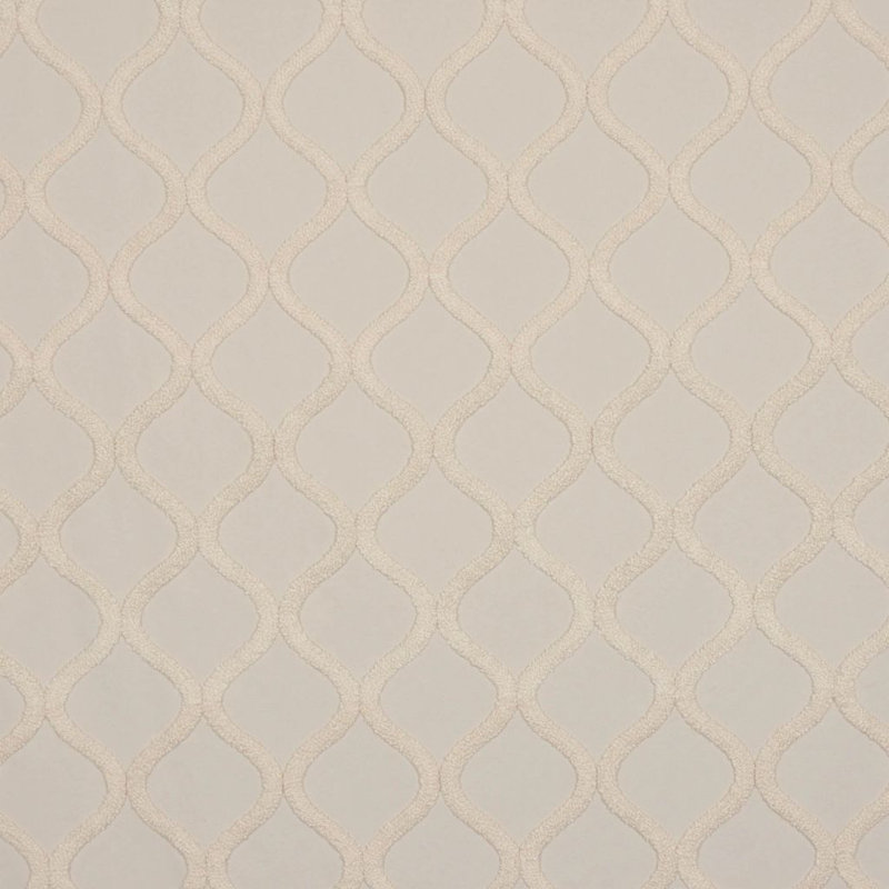 Allure Quatrefoil Fabric, Linen