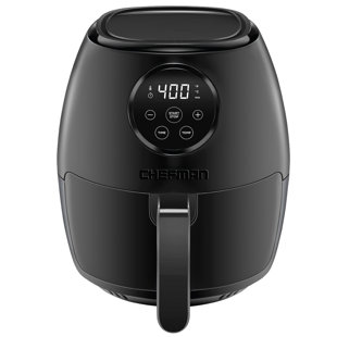 Chefman TurboFry 3.6 Quart Digital Touch Display Air Fryer, Matte Black
