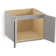 Jute® 24" Vanity Base Only with 2 Doors