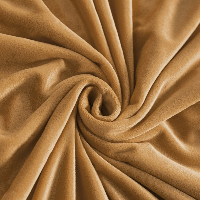 Polyester Duvet Cover, Camel, Twin Duvet Cover + 1 Standard Sham