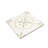 Palmera 9x9 Off-White Yellow Porcelain Floral Square Wall and Floor Tile (6.96 sq ft/case) - 13 Pack