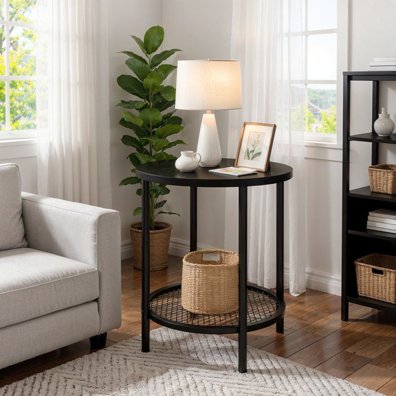 Brinnley 3 Piece Coffee Table Set, Black
