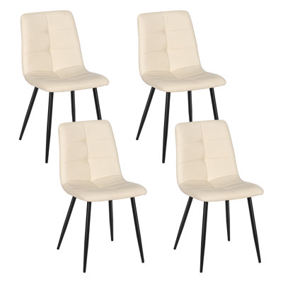 49cm H Upholstered Metal Upholstered Side Chair