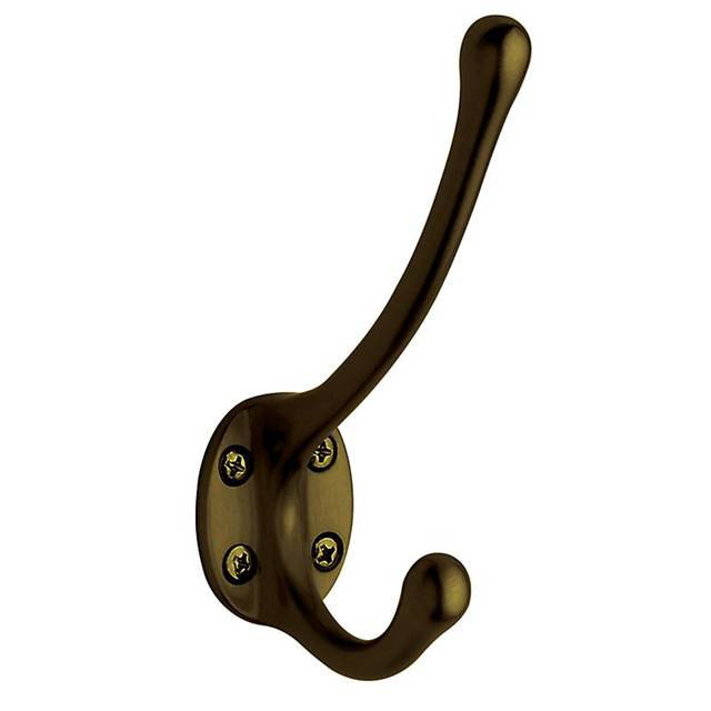 Costume Wall Hook, Antique Brass