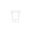 Pavia Power Coated Aluminum Bar Table-1114617212-1113964207
