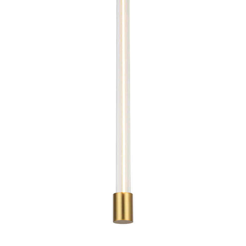 Motif 1 - Light LED Pendant, 20.625" H x 0.75" W x 0.75" D