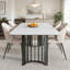 Rectangular minimalist dining table-123474377