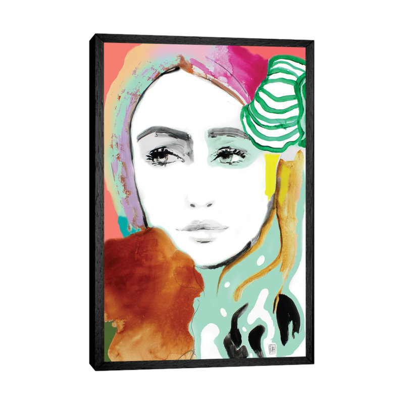 Victoria by Studio Paint-Ing - Gallery-Wrapped Canvas Giclée on Canvas, Black Floater Framed, 101.6 cm H x 66.04 cm W