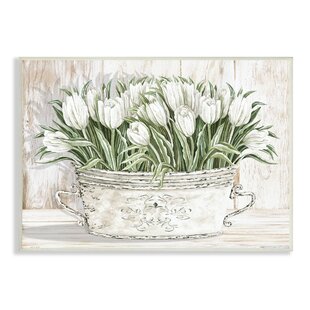 Tulip Unveiled Tapestry Wall Hanging with Curved Black Steel Hangers and  Coordinating Tassels