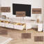 Meuble télé blanc en bois manufacturé