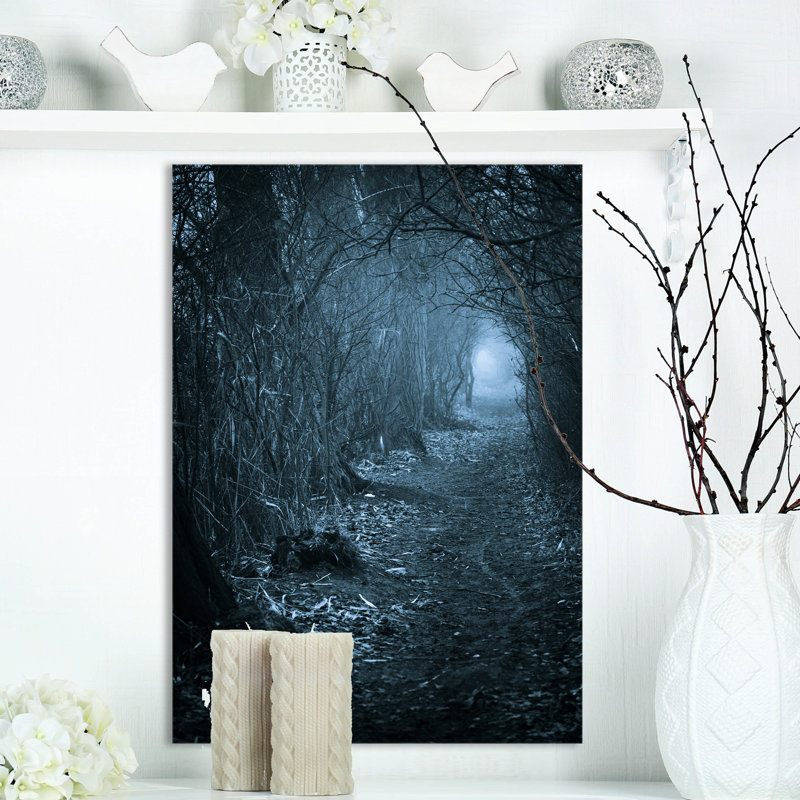 « dark passage » par forest», reproduction de photo sur toile tendue paysages, H 20 po x l 12 po x P 1po