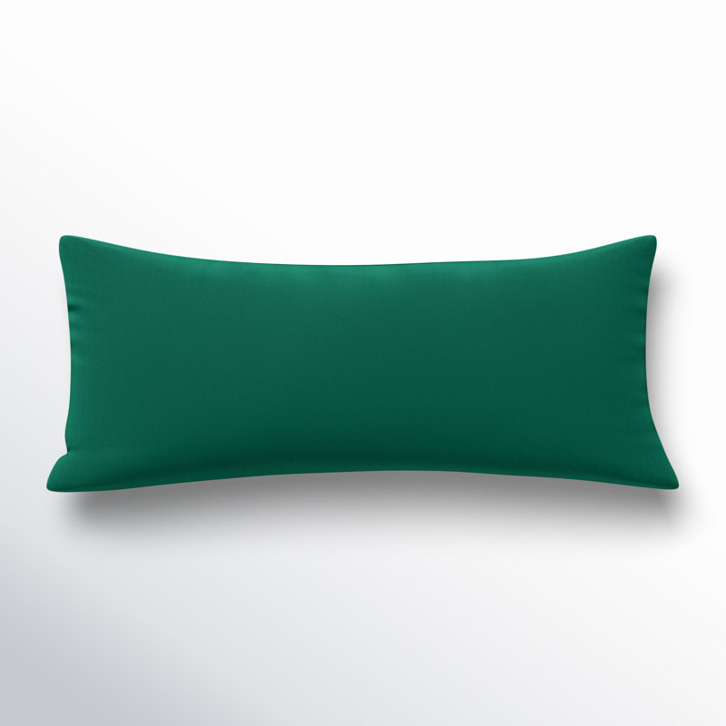 Cherelle Outdoor Rectangular Pillow Cover & Insert, Canvas Forest Green Sunbrella®