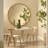 Riley Wood Round Wall Mirror-25362805