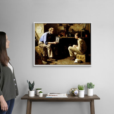 Art mural sur toile Norman Rockwell