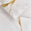 Housse de couette en fleurs peintes en brun clair-116098920