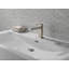 Robinet de salle de bain monotrou en métal avec drain-27474941