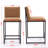 Counter Height Upholstered Linen Bar Stools Set of 2-107881444